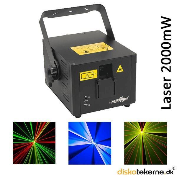 Laserworld RGB laser, 2000mW