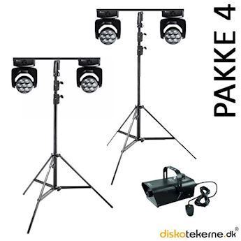 Wash moving heads - Pakke 4 