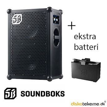 Soundboks med ekstra batteri