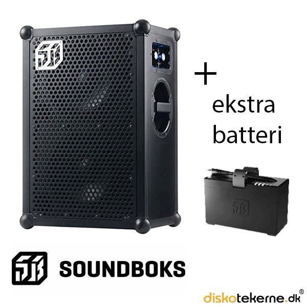 Soundboks med ekstra batteri